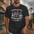 I Survived 100 Days Of School Teacher Kids Cat Lover Unisex T-Shirt, funny design