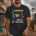 I Survived 67 Days Of School 67 Teacher Squad Matching Unisex T-Shirt, funny design