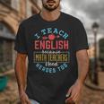 I Teach English Because Math Teachers Need Heroes Too Unisex T-Shirt, English Teacher Gifts, funny design