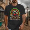 Teach Love Inspire Rainbow Leopard Cheetah Print Teacher Unisex T-Shirt, funny design Teach Love Inspire Rainbow Leopard Cheetah Print Teacher Unisex T-Shirt, funny design