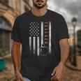 Teacher American Flag Teacher's Day Teaching Unisex T-Shirt, funny design