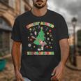 Teacher Christmas Shirts Pajama Matching Rockin' Around The Classroom -Adult Short Sleeve Small Modern Festive Christmas Teacher Xmas Vibes T-Shirt Unisex T-Shirt, funny design