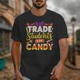 Teacher Cute Will Trade Students For Candy Halloween Costume Unisex T-Shirt, funny design Teacher Cute Will Trade Students For Candy Halloween Costume Unisex T-Shirt, funny design