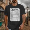Teacher Nutrition Facts Teachers Nutritional Fact Unisex T-Shirt, funny design Teacher Nutrition Facts Teachers Nutritional Fact Unisex T-Shirt, funny design