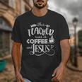 This Teacher Runs On Coffee And Jesus T Shirt Christian Tees Unisex T-Shirt, funny design This Teacher Runs On Coffee And Jesus T Shirt Christian Tees Unisex T-Shirt, funny design