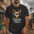Teacher Squad Red Plaid Rudolph Reindeer Christmas Unisex T-Shirt, funny design Teacher Squad Red Plaid Rudolph Reindeer Christmas Unisex T-Shirt, funny design