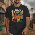My Teacher Survived 100 Days Of Me 100th Day Of School Kids Unisex T-Shirt, funny design