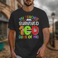 My Teacher Survived 100 Days Of Me 100 Days Of School Unisex T-Shirt, funny design My Teacher Survived 100 Days Of Me 100 Days Of School Unisex T-Shirt, funny design