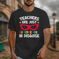 Teachers Are Just Superheroes In Disguise School Unisex T-Shirt, funny design Teachers Are Just Superheroes In Disguise School Unisex T-Shirt, funny design