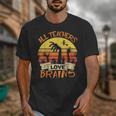 All Teachers Love Brains Shirt Halloween Teachers Unisex T-Shirt, funny design