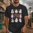 Teaching My Boos Teacher Cute Ghost Groovy Teacher Halloween Unisex T-Shirt, Groovy Teacher Gifts, funny design Teaching My Boos Teacher Cute Ghost Groovy Teacher Halloween Unisex T-Shirt, Groovy Teacher Gifts, funny design