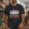 Team Preschool Boo Crew Halloween Teacher Student Costume Unisex T-Shirt, funny design