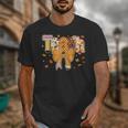 Thanksgiving Teacher Pencil Bow One Thankful Teacher Fall Unisex T-Shirt, funny design