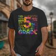 Tie Dye 5th Grade Typography Team Fifth Grade Teacher For Men Women Girls Kids Unisex T-Shirt, funny design