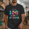 Tie Dye Happy 100th Day Of School Teacher Student 100 Days Unisex T-Shirt, funny design Tie Dye Happy 100th Day Of School Teacher Student 100 Days Unisex T-Shirt, funny design
