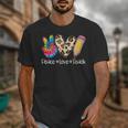 Tie Dye Hippie Peace Love Teach Teacher Appreciation Unisex T-Shirt, funny design Tie Dye Hippie Peace Love Teach Teacher Appreciation Unisex T-Shirt, funny design