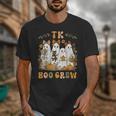 TK Boo Crew Preppy Halloween Floral Ghost TK Teacher Team TK Unisex T-Shirt, funny design