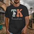 TK Teacher Retro Groovy Vintage Happy First Day Of School Unisex T-Shirt, Groovy Teacher Gifts, funny design