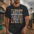Tough Enough To Be a Paraprofessional Groovy Sped Teacher Unisex T-Shirt, Groovy Teacher Gifts, funny design Tough Enough To Be a Paraprofessional Groovy Sped Teacher Unisex T-Shirt, Groovy Teacher Gifts, funny design