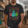 Trick Or Teach Neon Ghost Flower Teacher Spooky Halloween Unisex T-Shirt, funny design Trick Or Teach Neon Ghost Flower Teacher Spooky Halloween Unisex T-Shirt, funny design