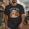 Trick Or Teach Retro Halloween Teacher Women Men Costume Unisex T-Shirt, funny design Trick Or Teach Retro Halloween Teacher Women Men Costume Unisex T-Shirt, funny design