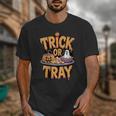 Trick Or Tray Halloween Cafeteria Teacher School Unisex T-Shirt, funny design Trick Or Tray Halloween Cafeteria Teacher School Unisex T-Shirt, funny design
