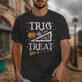 Trig Or Treat Shirt Halloween Math Teacher School College Men Women Kids Unisex T-Shirt, funny design