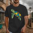 Turtle Puzzle Pieces For Autism Awareness Kids Women Teacher Unisex T-Shirt, funny design Turtle Puzzle Pieces For Autism Awareness Kids Women Teacher Unisex T-Shirt, funny design