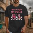 Twinning With My Para Teacher Matching Paraprofessional 70s For Men Women Unisex T-Shirt, funny design Twinning With My Para Teacher Matching Paraprofessional 70s For Men Women Unisex T-Shirt, funny design