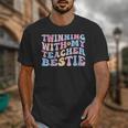 Twinning With My Teacher Bestie Teaching Partner Unisex T-Shirt, funny design