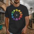 Unique For Artists By ADS Color Wheel Educational Art Teacher Dog Themed Artist Small Unisex T-Shirt, funny design