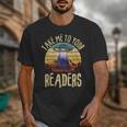 Vintage Take Me To Your Readers English Teacher Alien Space Men Women Unisex T-Shirt, English Teacher Gifts, funny design