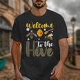 Welcome To The Hive Bee Teacher Back To School Unisex T-Shirt, funny design Welcome To The Hive Bee Teacher Back To School Unisex T-Shirt, funny design