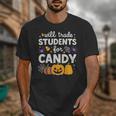 Will Trade Students For Candy Teacher Cute Halloween Unisex T-Shirt, funny design Will Trade Students For Candy Teacher Cute Halloween Unisex T-Shirt, funny design