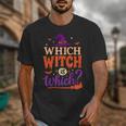 Which Witch Is Which Halloween For Women Men English Teacher Unisex T-Shirt, English Teacher Gifts, funny design Which Witch Is Which Halloween For Women Men English Teacher Unisex T-Shirt, English Teacher Gifts, funny design