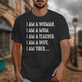 Woman Mom Teacher Wife TIRED T Shirt Cute Mom Teacher Shirts Unisex T-Shirt, Couple Gifts, funny design Woman Mom Teacher Wife TIRED T Shirt Cute Mom Teacher Shirts Unisex T-Shirt, Couple Gifts, funny design