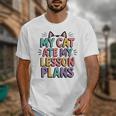My Cat Ate My Lesson Plans Teacher Cat Humor Unisex T-Shirt, funny design My Cat Ate My Lesson Plans Teacher Cat Humor Unisex T-Shirt, funny design