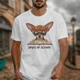 Chihuahua 100 Days Of School Rainbow Glasses Teacher Unisex T-Shirt, funny design