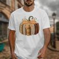 Fall Book Pumpkin Halloween Teacher Librarian Thanksgiving Unisex T-Shirt, funny design