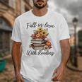 Fall In Love With Reading Book Autumn Teachers Pumpkins Unisex T-Shirt, funny design Fall In Love With Reading Book Autumn Teachers Pumpkins Unisex T-Shirt, funny design