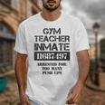 Halloween Gym Teacher Prisoner Costume Unisex T-Shirt, funny design
