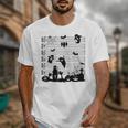 Halloween Music Note Clefs Spooky Ghost For Music Teacher Unisex T-Shirt, funny design