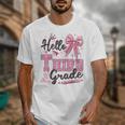 Hello Third Grade First Day Of School Coquette Teacher Girl Unisex T-Shirt, First Grade Teacher Gifts, funny design