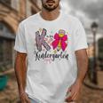 K Is For Kindergarten Teacher Coquette Bow Back To School Unisex T-Shirt, funny design