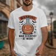 Mad Scientist Pumpkin Science Teacher Halloween Costume Kids Unisex T-Shirt, Science Teacher Gifts, funny design