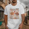 One Thankful Teacher Thanksgiving Groovy Fall Autumn Teacher Unisex T-Shirt, Groovy Teacher Gifts, funny design One Thankful Teacher Thanksgiving Groovy Fall Autumn Teacher Unisex T-Shirt, Groovy Teacher Gifts, funny design