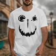 Pumpkin Artist Halloween Art Teacher Unisex T-Shirt, funny design