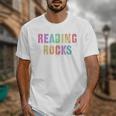 READING ROCKS English Teacher ELA ABCD Read Star Kinder Unisex T-Shirt, English Teacher Gifts, funny design READING ROCKS English Teacher ELA ABCD Read Star Kinder Unisex T-Shirt, English Teacher Gifts, funny design