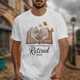 Retired 2025 A New Chapter Begins Retirement Teacher Book Unisex T-Shirt, funny design