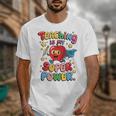 Retro Teaching Is My Superpower Apple Teacher Appreciation Unisex T-Shirt, funny design Retro Teaching Is My Superpower Apple Teacher Appreciation Unisex T-Shirt, funny design